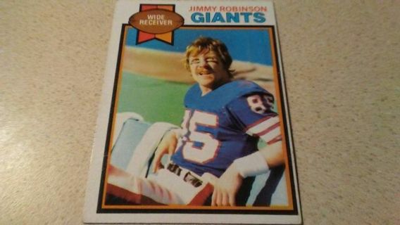 1979 TOPPS JIMMY ROBINSON NEW YORK GIANTS FOOTBALL CARD