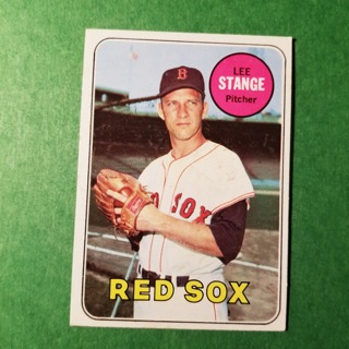  1969 - TOPPS EXMT - NRMT BASEBALL - CARD NO. 148 -  LEE STANGE - RED SOX