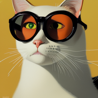 Listia Digital Collectible: Cat Glasses