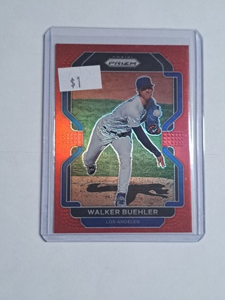 *LAD* Walker Buehler Red Prizm Parallel 