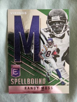 2021 Panini Elite Spellbound Green Randy Moss