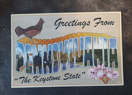 Greetings From Pennsylvania Postcard 