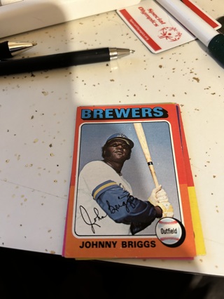 1975 topps johnny briggs