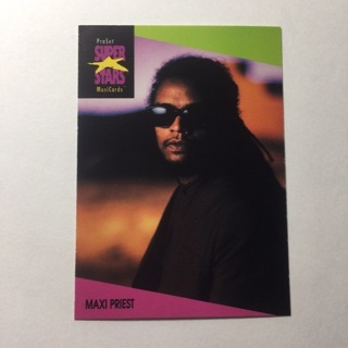 1991 ProSet Super⭐️Stars MusiCards | MAXI PRIEST | Card # 86