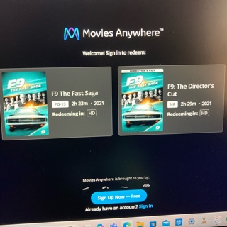 Fast and Furious 9 Director & Theatrical HD Digital Movie Code