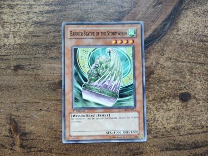 Yu-Gi-Oh Card 1st Edition Barrier Statue of the Stormwinds