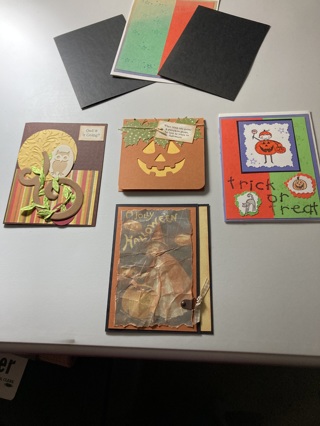 Halloween Cards and Card Stock