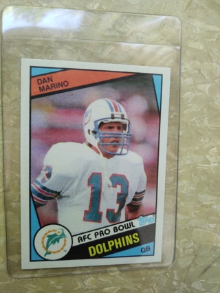 19 83 Topps I believe Dan Marino's rookie t