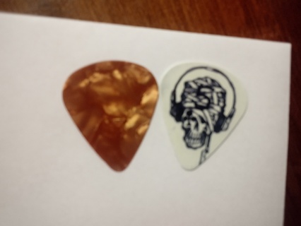 2 guitar picks 