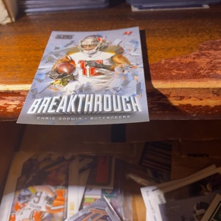 2020 panini score breakthrough Chris Godwin football card 