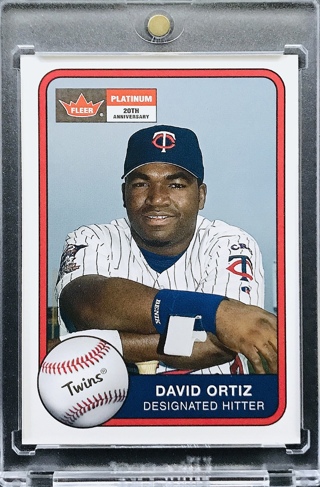 David Ortiz - 2001 Fleer Platinum #187 - Minnesota Twins [AA048]