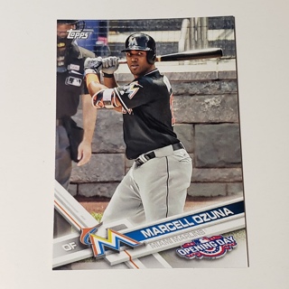 2017 Topps Opening Day #12 Marcell Ozuna Marlins L055