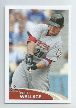 (1) 2012 Topps Stickers Brett Wallace #227 Astros