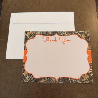 Thank You Card w/Envelope