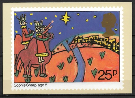 1981 Great Britain Christmas Postcard