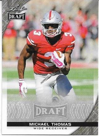 2016 LEAF DRAFT MICHAEL THOMAS ROOKIE CARD