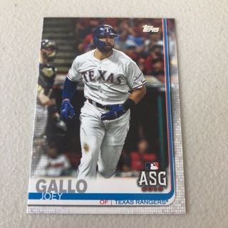 2019 Topps Update Series - [Base] #US114 All-Star - Joey Gallo