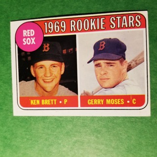 1969 - TOPPS EXMT - NRMT BASEBALL - CARD NO. 476 - 1969 ROOKIE STARS - RED SOX