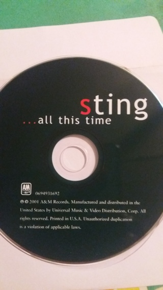 cd sting all this time free shipping