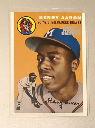 Hank Aaron Topps Rookie History