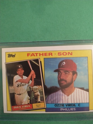 father son baseball card free shipping