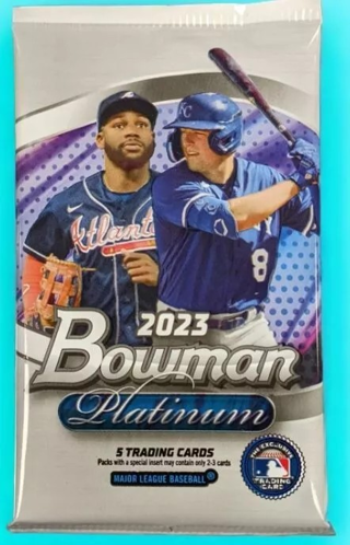 2023 Bowman Platinum Baseball Factory Sealed Pack (4 Cards)