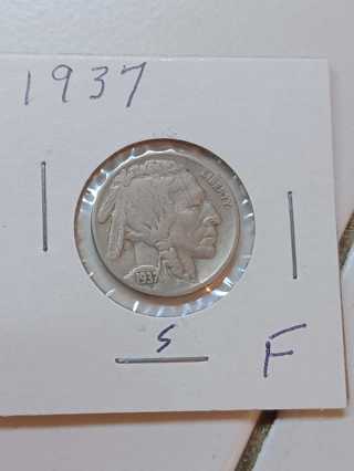 1937 Buffalo Nickel! 28.5