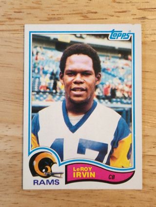 82 Topps Leroy Irvin #380