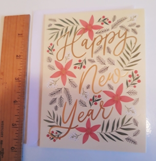 Happy New Year Card w/Envelope #2