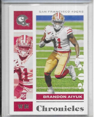 Brandon Aiyuk 2020 Chronicles #86 Rookie Card