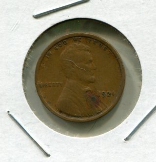 1921 P Lincoln Wheat Cent