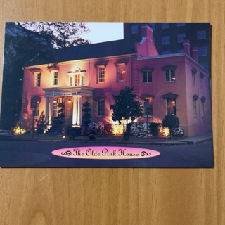 The Olde Pink House Post Card 