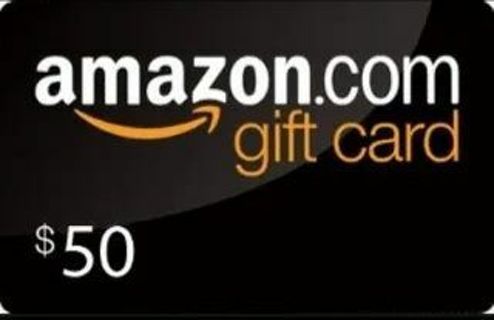 $50 Amazon Gift Card!!