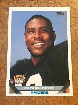 Patrick Bates 1993 Topps Los Angeles Raiders