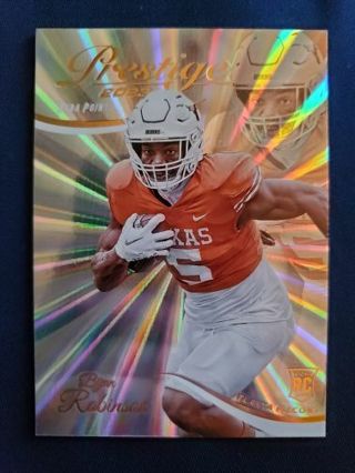 2023 Panini Prestige Xtra Points Sunburst Rookie Bijan Robinson