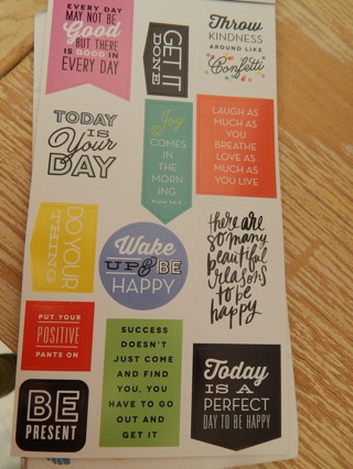 EVERYDAY POSITIVE QUOTES stickers