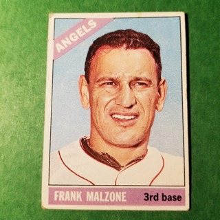 1966 - TOPPS BASEBALL CARD NO. 152 - FRANK MALZONE - ANGELS