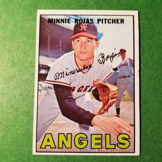 1967 - TOPPS BASEBALL CARD NO. 104 - MINNIE ROJAS - ANGELS - EXMT/NRMT/MT. - READ