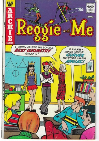 Archie Series Comic No. 70 May 1974 Reggie and Me