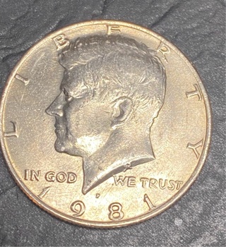 1981 P Half Dollar 50c Coin!