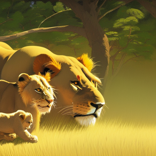 Listia Digital Collectible: Lion family