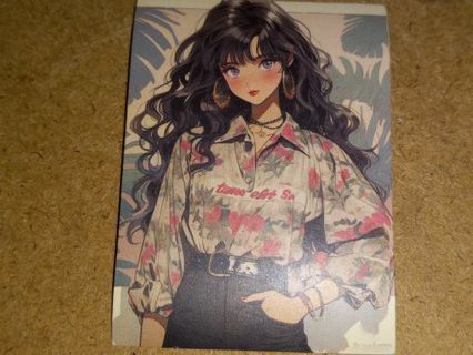 Girl 1⃣ new nice vinyl lap top sticker no refunds regular mail very nice quality