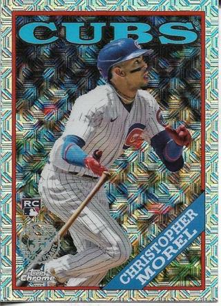 2023 TOPPS CHROME CHRISTOPHER MOREL SILVER MOJO PRIZM REFRACTOR CARD