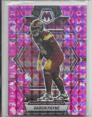 Daron Payne 2023 Mosaic Mosaic Camo Pink #247