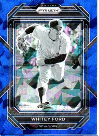 2023 Panini Prizm Whitey Ford Blue Ice