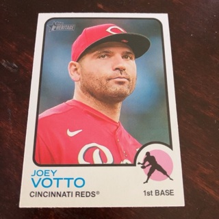 2022 Topps Heritage - [Base] #52.1 Joey Votto