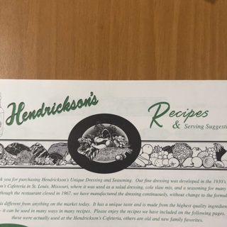 Recipe Leaflet