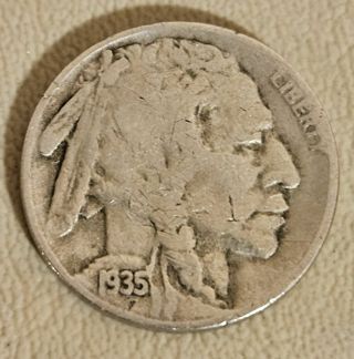 1935 S Buffalo Nickel