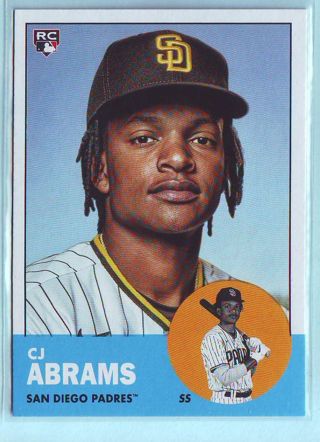 2022 Topps Archives CJ Abrams ROOKIE Baseball Card # 67 Padres