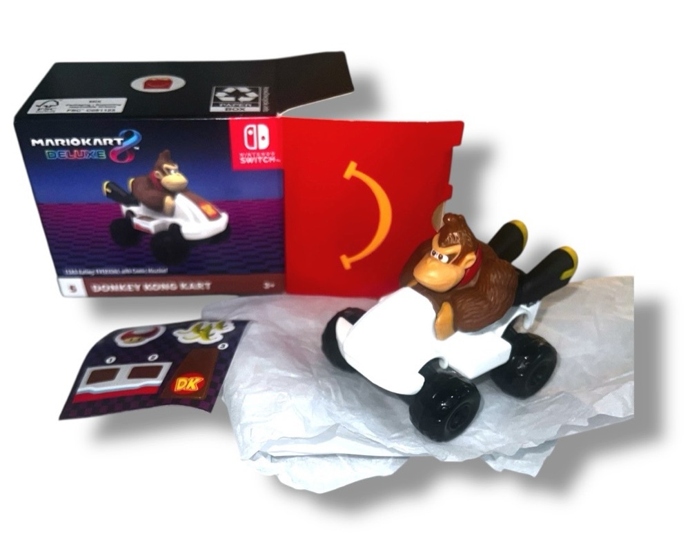 FREE: Donkey Kong MarioKart 8 Deluxe McDonald’s Toy  